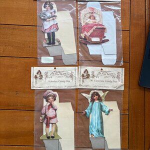 NWT - Victorian Candy Box by Old Print Factory - Set of 4